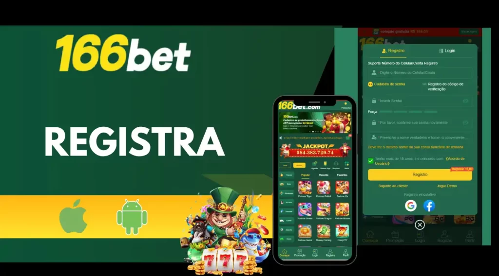 Registrar o 166bet